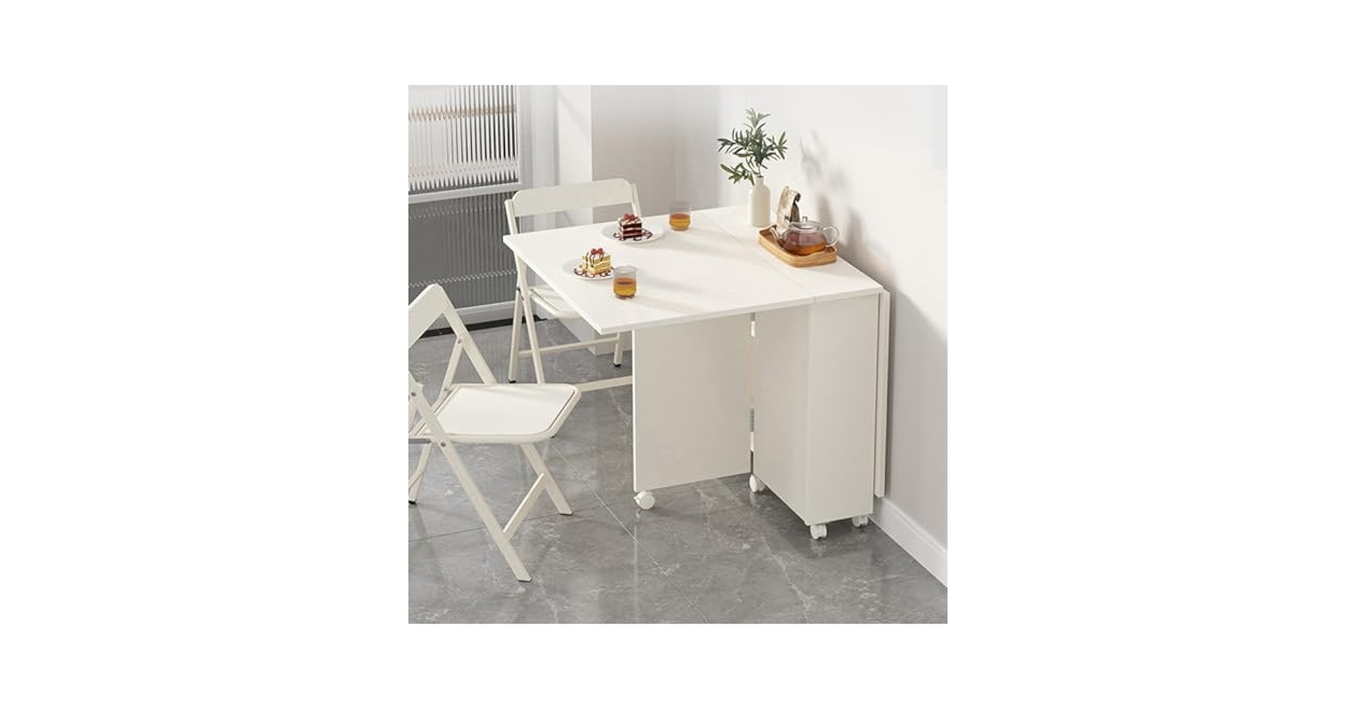 Amazon.com - Folding Table Mobile Folding Dining Table