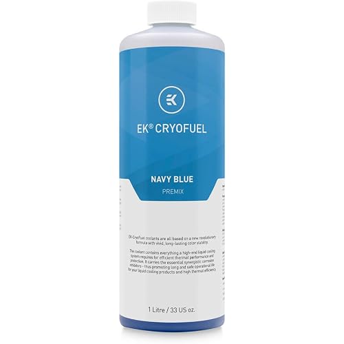 EKWB EK-CryoFuel Premix PC Coolant, 1000mL, Clear (Navy Blue)