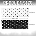 Doneace Polka Dot Headband for Women Men Black White Polka Dot Headbands Cute Hair Accessories Non Slip Elastic Head Bands Fashion Retro Design Head Wraps Soft Wide Headband for Hair Styling 2PCS