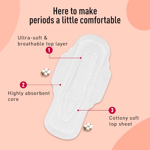 Image of Sirona Max Sanitary Pads for Women | XL Plus (Pack of 60 Pads) | 100% Rash Free & Toxic-Free | Organic Cotton Sanitary Pad | Up to 0% Leakage, Comfortable & High Absorbency