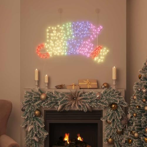 Panneau de Noël Lumineux grand format pour décorer facilement sa cheminée - 3