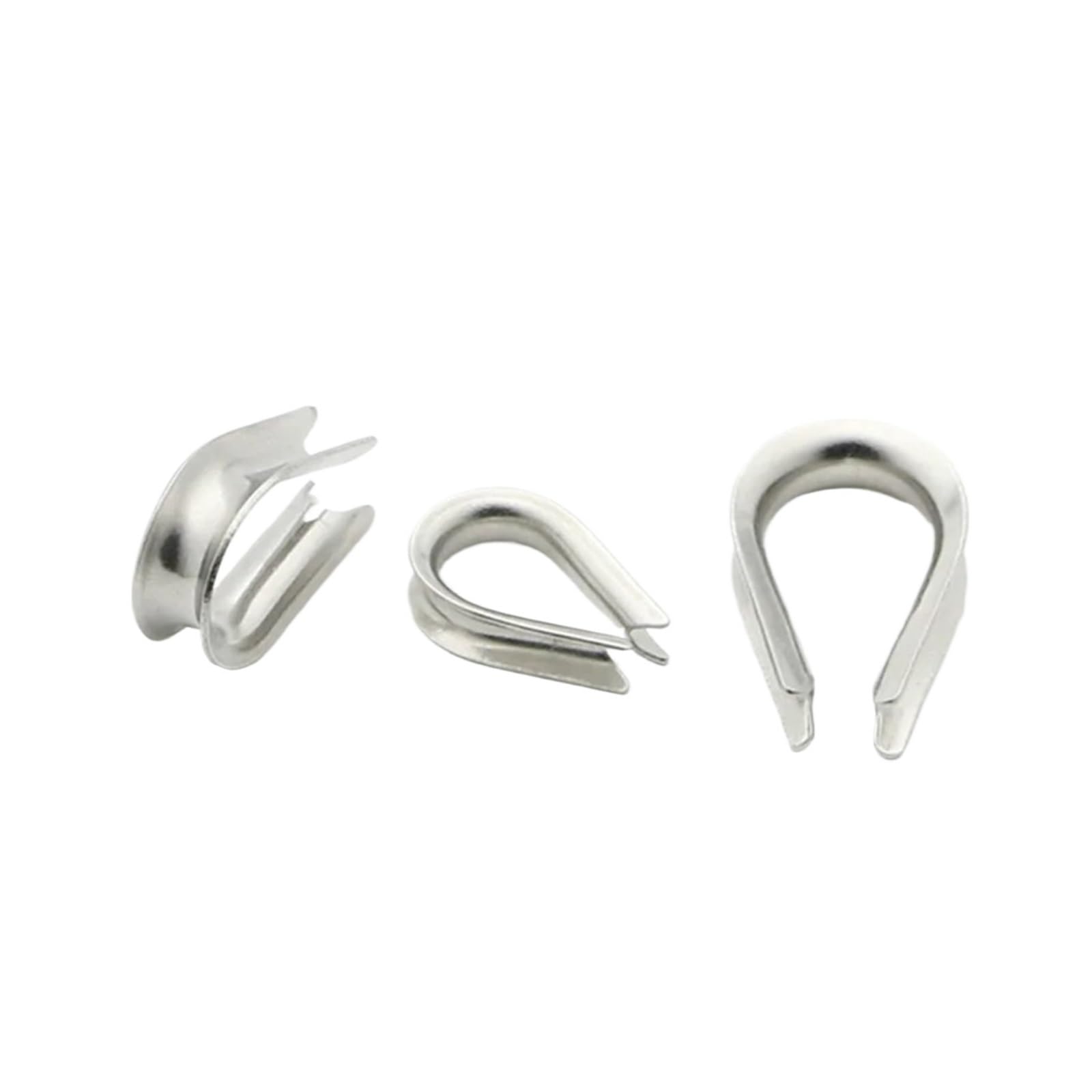 1-10 Uds M1.5-M32 Dedales De Acero Inoxidable 304 Abrazadera Anillo Cable Cuerda Funda Protectora Aparejo(M16,316_5PCS)
