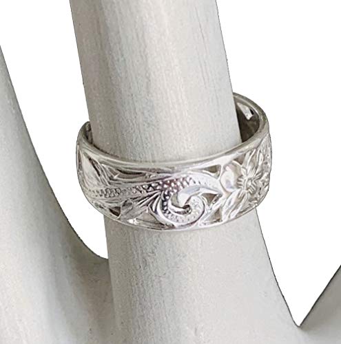 Toe Ring | Hawaiian Leilani .925 Sterling Silver Ring | Super Wide 6Mm Adjustable Toe Ring | Unisex Men And Women | Made In The Usa! #TOP1