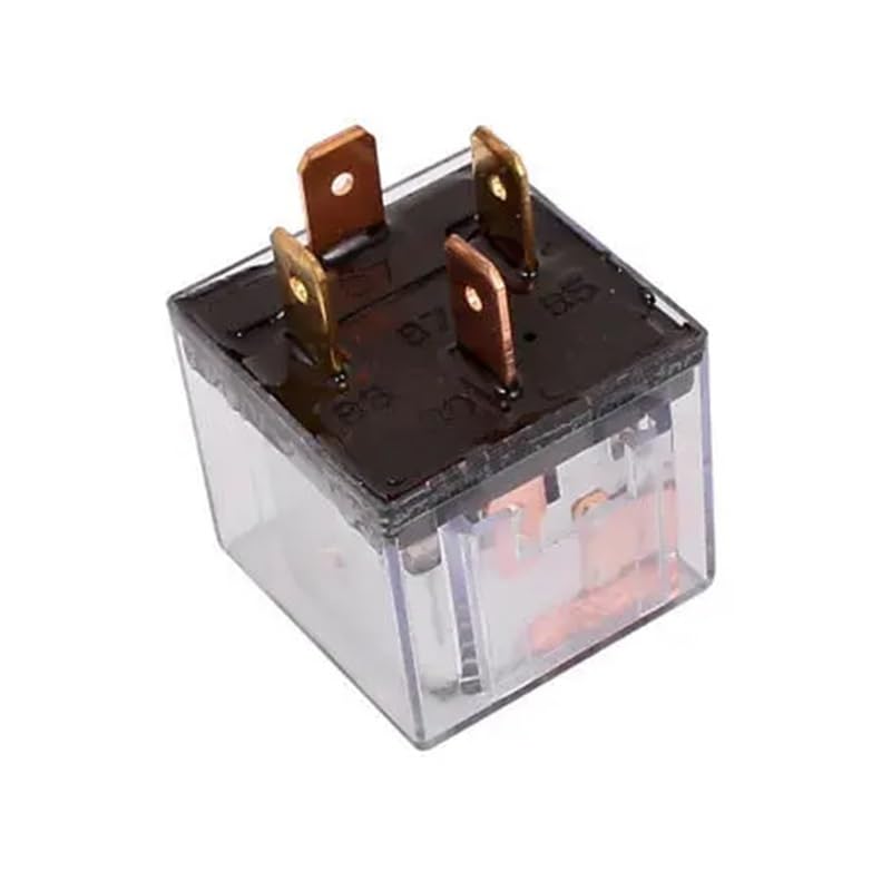 DC 12V 100A 4 Pins SPST Clear Shell Green Light Car Automotive Alarm Relay 10pcs ZCKHNQOP