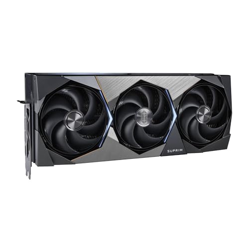 Image of MSI GeForce RTX 5090 32G SUPRIM SOC Graphic Card - NVIDIA GeForce RTX 5090 GPU, 32GB GDDR7 512-bit Memory, 28 Gbps, PCI Express Gen 5 x 16 Interface, Upto 2565 MHz, STORMFORCE Fan