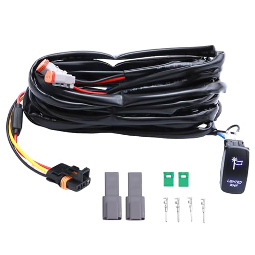 Image of Whip Light Wiring Harness Kit 16AWG for Polaris Ranger RZR General