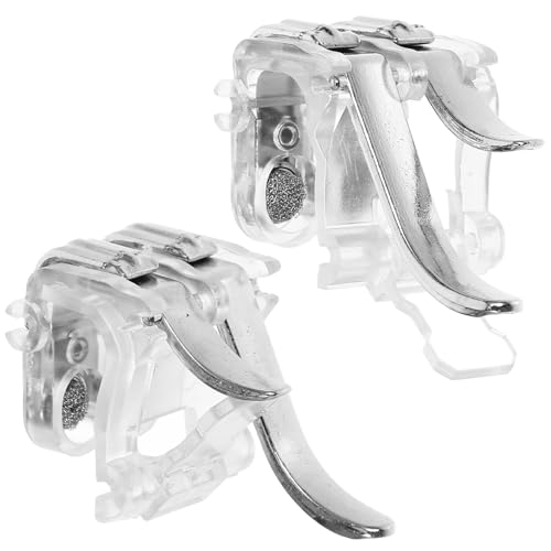 VANZACK Gâchettes de Jeu pour Téléphone Portable Manette de Jeu Mobile Pratique en ABS et Caoutchouc Compatible Plusieurs Modèles Sensibles pour Tir et Visée