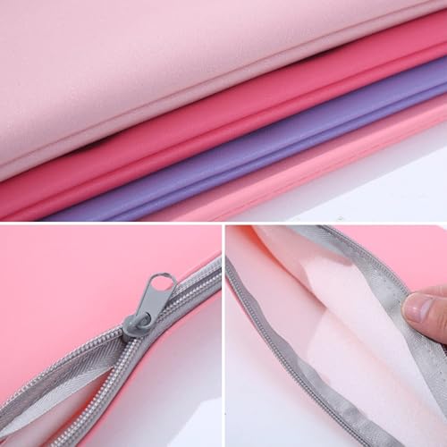 Geldtasche Set 12 Stück A5 – PU Leder Banktasche/Geldbeutel/Dokumententasche mit Reißverschluss – 12 Farben Cash Stuffing Budget Organizer für Haushalt, Reisen & Coupons