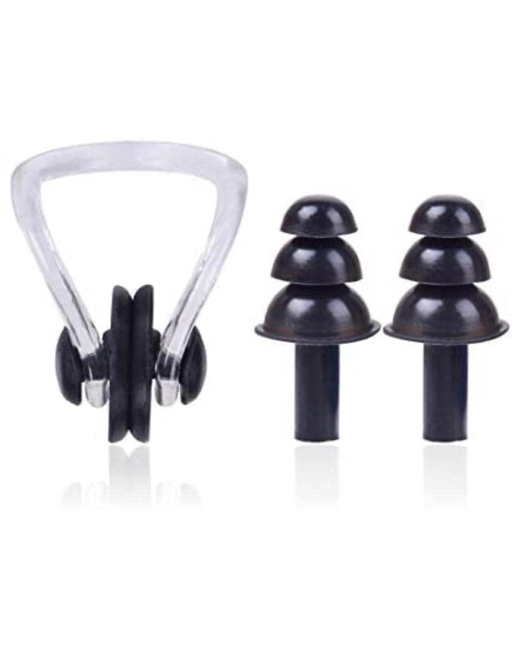 new Galaxy 1 Pair Reusable Soft Silicone Noise Cancelling Sound Blocking Corded sleeping ear plugs, Meditation, Swimming adult and child, Reusable Earmuff for Travel Flights (BLACK)/ ear plugs for noise reduction-image-31