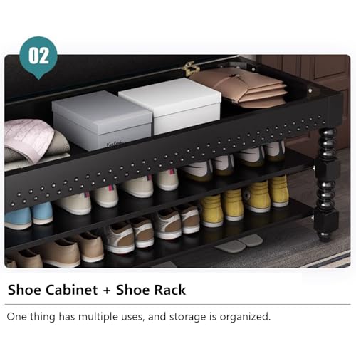 Banc à chaussures pour entrée accueillante et couloir bien rangé - 5
