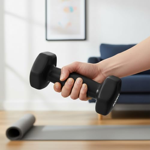 Image of Amazon Brand - Solimo Vinyl Dumbbell