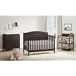 Oxford Baby North Bay 4-in-1 Convertible Crib, Espresso Brown, GreenGuard Gold Certified - Image 2