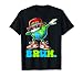 Bruh Dabbing Earth Earth Day Funny Men Women Boy Girl Meme T-Shirt