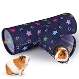 Hedgeink Tunnel 3 Voies pour Cochon d’Inde et Lapin – Tunnel Lavable et Pliable pour P...