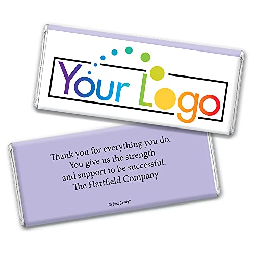 250Ct Promotional Products Add Your Logo Candy Chocolate Bar (250 Pack) - Lavender Tradeshow Giveaways #TOP11