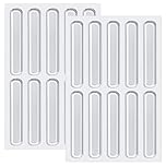 SUBTAVIK 20 Pcs Furniture Bumpers, Silicone Clear Cabinet Door Bumpers Adhesive Furniture Bumper Strips 6.3cm Cabinet Bumpers Transparent Bumpers Pads for Furniture & Doors Protectors (YW0123)