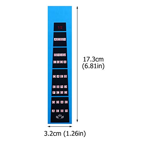 ARTIBETTER 4Pcs Guia de Dedo de Violino Notas de Violino Adesivo Gráfico de Etiqueta de Violino Esca