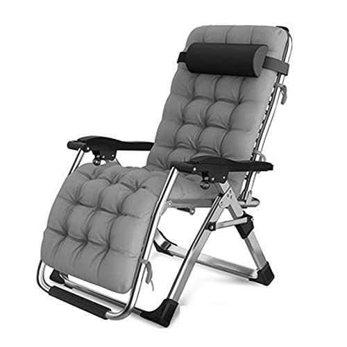 home renovation Sillón Plegable para Hogar Ligero, Sillas de Gravedad Cero Ajustables a 160 °, para Césped/Piscina/Jardín/Playa, Puede Soportar 450 Libras Cover