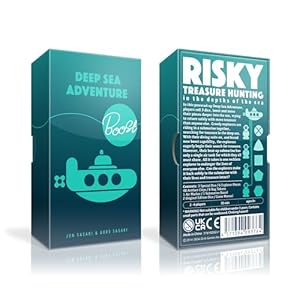 Oink Games Deep Sea Adventure Boost – Award-Winning Japanese Push Your Luck Game | Play Both Boost & Original Versions | Perfect Stocking Stuffer | 2-6 Players | Ages 8+