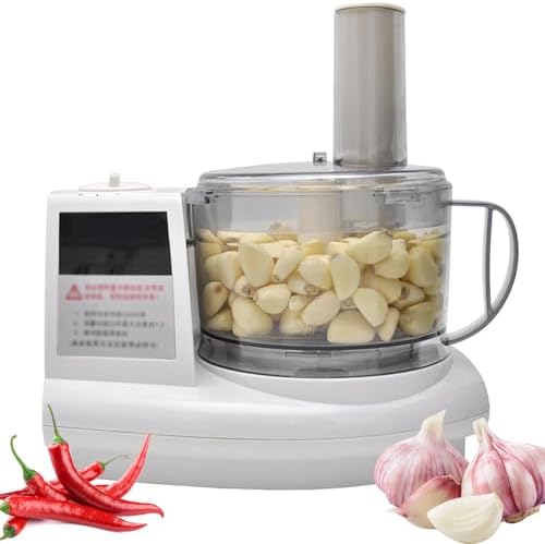 Electric Mini Garlic Chopper 1.5L, 500W Adjustable Speed Peeling Machine, Commercial Meat & Chili Grinder, Versatile Household Food Processor for Quick & Easy Meal Prep