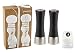 Produktbild Dekomiro Peugeot Set Madras Schoko Salzmühle und Pfeffermühle 21 cm Geschenkset mit 100 gr. Salz