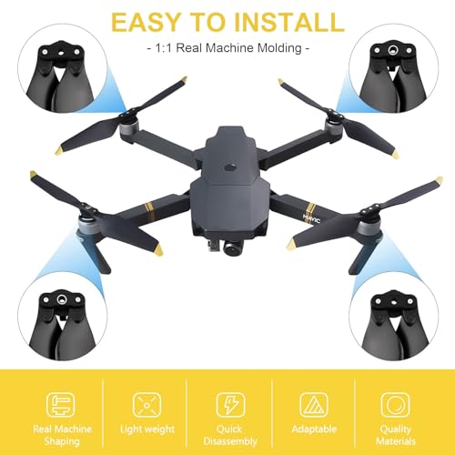 Hélice Mavic Pro finition or, accessoires de précision pour drone - 3