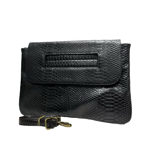 Image of Women Classic Crocodile Pattern Faux Leather Clutch Purse Oversized Female Shoulder Bag Messenger Handbag