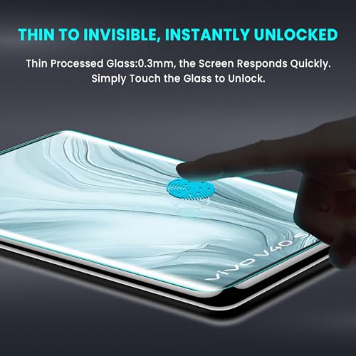 Image of FIRST MART Military-Grade Gorilla UV Tempered Glass For Vivo V40 / Vivo V40 Pro /Vivo V40e 5G - 9H Hardness, Edge-to-Edge, Bubble-Free