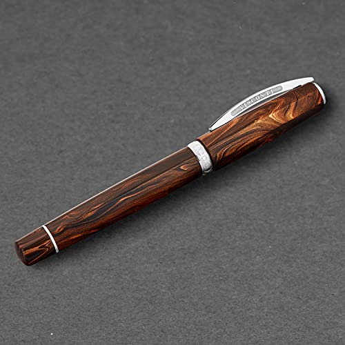 Visconti 804Rlms14 'Medici' Brown Resin Rollerball Pen #TOP3