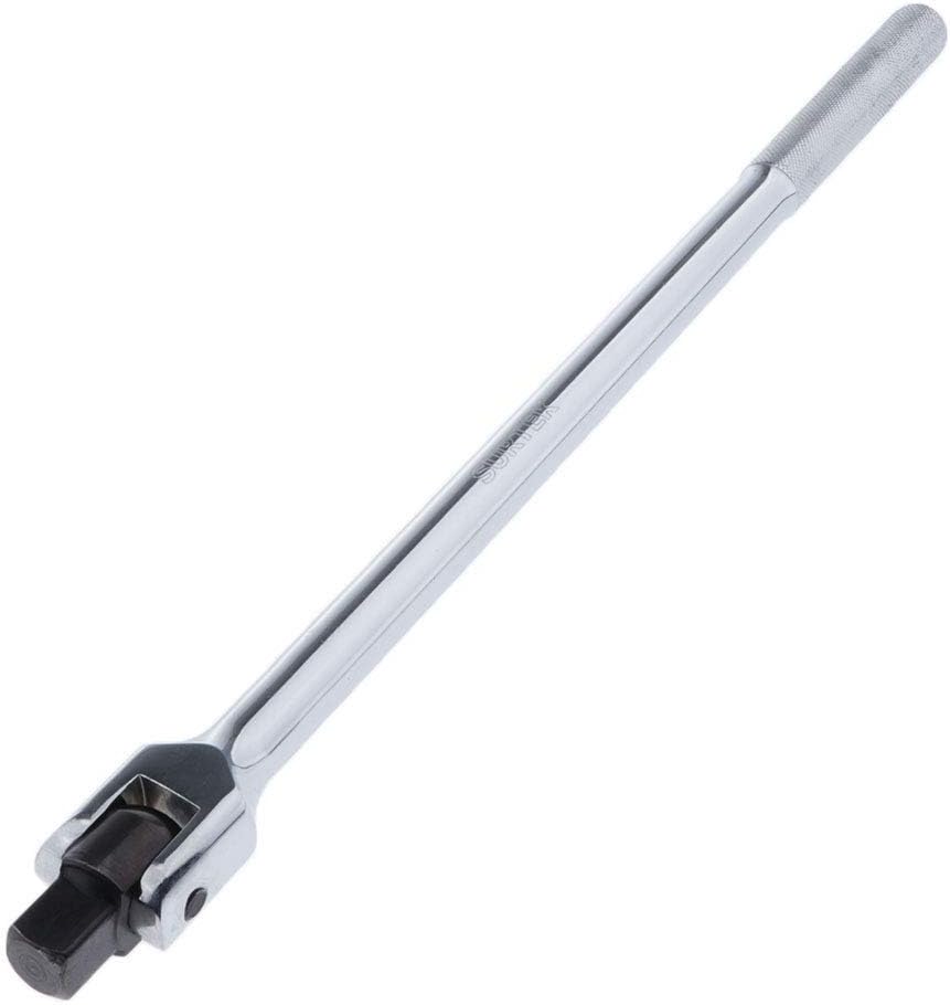 21'' Long Metric F Rod Socket Wrench Activity Head 1/4" 3/8" Bar Drive Hand Tool Chrome Vanadium Alloy Steel Strong Sturdy rust Knurled Handle Comfortable Grip