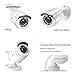 ZOSI 4 Pack 2MP 1080p HD-TVI Home Security Camera Outdoor Indoor 1920TVL,24PCS LEDs,80ft Night Vision, 90°View Angle, Weatherproof Outside Surveillance CCTV Bullet Camera