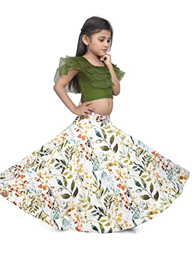Image of Integrity baby girls net & orgenza lehanga choli (2-8 Years)