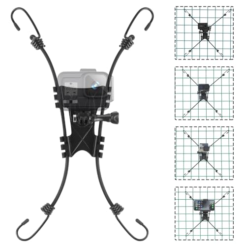 KOQEIEY Fence Mount - Baseball & Softball Phone Mount, Compatible with iPhone, GoPro, Mevo Start, Net/Chain Link Games Recording