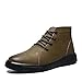 YUZZZKUNHCZ Botte Homme Hiver Bottes de Neige Hommes Hiver Hommes Bottines à Lacets à Lacets Véritable Cuir Véritable Chaud Hommes Peluches Bottes Automne Extérieur Hommes Chaussures