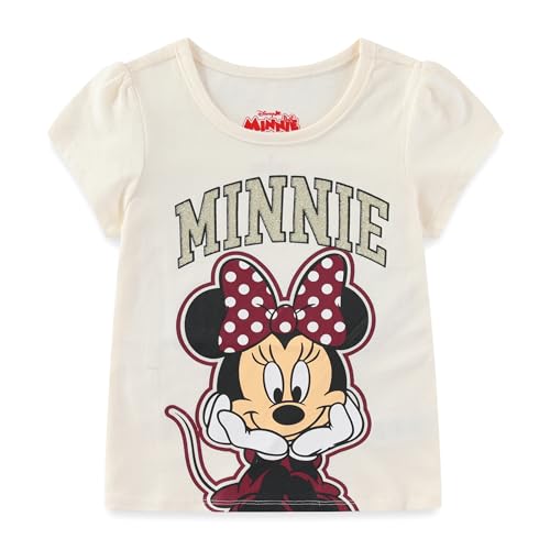 Disney Minnie Mouse Girls Short Sleeve T-Shirt for Big Kids