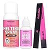 Dolahair Lace Melting Spray for GlueLess Wigs Lace Bond Melting Spray Bond Adhesive Wig Glue Spray Lace Glue Melting BandMelting Spray/1 Band/1Glue