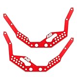NexxSpeed Aluminum Chassis Frame Rail Set (RED) - AXIAL AX24