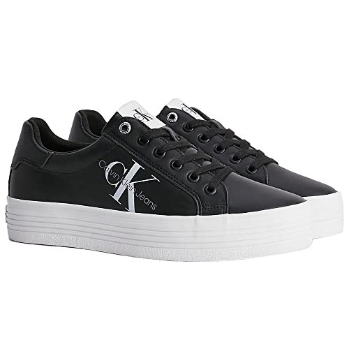 Calvin Klein Baskets Vulcanisées Femme Flatform Laceup...