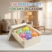 Dumpling Mystery Box,Unicorn Squishy Fidget Toy, Stress Ball Soft Sensory Squeeze for Anxiety Stress Relief, Classroom Prizes & Party Favors for Teens Adult (Blue) — image 7
