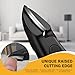 BEZOX Toe Nail Clippers for Thick Toenails for Seniors – Raised Cutting Edge Ingrown Toenail Clippers, Ergonomic Design Toenail Scissors for Thick Nails, Podiatrist Recommended - Black