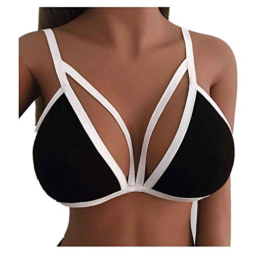 Preisvergleich Produktbild TOFOTL Damen BH Sexy Rein Bralette Rein Dreiviertel Ungepolsterter Damen Unterwäsche