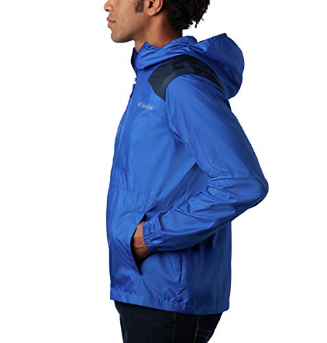 Image of Columbia Hood Polyester Regular Fit Mens Active Wear Jacket (S22-KM3972-011-P)