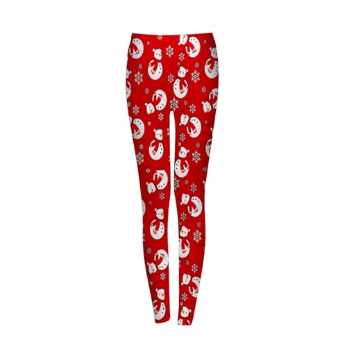 Leggings con Forro para Mujer, Mallas Gruesas elásticas de Cintura Alta, Pantalones térmicos cálidos de Felpa Pantalon Mujer Verano Ancho (Watermelon Red, M)