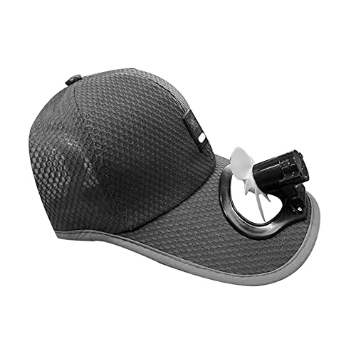 Boné de beisebol com ventilador chapéu de beisebol ventilador carregamento USB chapéu de malha respi