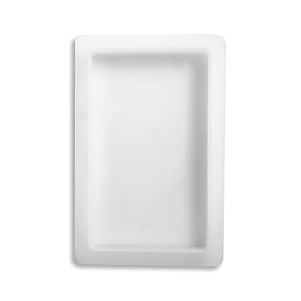 NOLAAI Artool A17 Rectangle, Visiting Card Silicone Resin Mold Coaster for Casting with Resin, Concrete, Cement and Polymer Clay- White, 14 x 9 cm Pack of 2