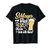 Darum günstig Kaufen-Schlager Und Bier Darum Bin Ich Hier | Schlagerparty Kostüm T-Shirt
