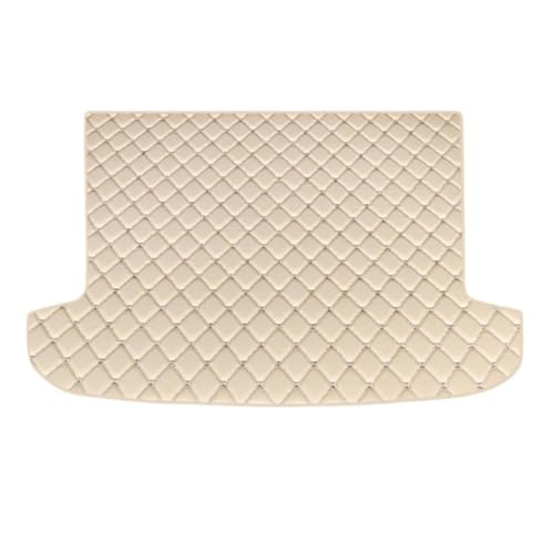 Tapis de voiture sur mesure Skoda Octavia 2021-2025 en cuir beige