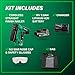 Metabo HPT 18V MultiVolt Brushless Cordless Finish Nailer Kit, 16 Gauge Straight Finish Nailer with Power Tool 2.0Ah Lithium Ion Battery, Drives 1