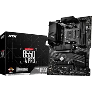 MSI B550-A PRO moederbord ATX, AM4, DDR4, M.2, LAN, USB 3.2 Gen2, Front Type-C, HDMI, DisplayPort, AMD RYZEN 3000 3e…