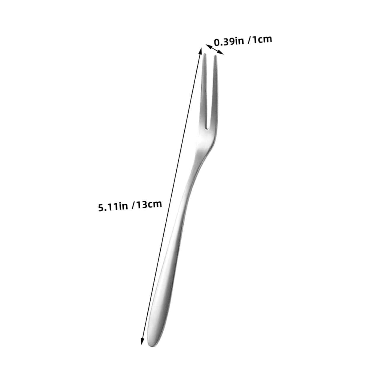 OFFSCH 12pc Fruit Fork Set Salad Fruit Forks Gourmet Party Stainless Steel Cutlery Elegant Tableware for Wedding Restaurant